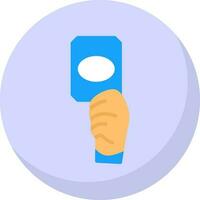 Yellow card Vector Icon Design