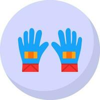 guantes, vector, icono, diseño vector