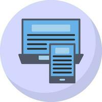 Responsive design Vector Icon Design