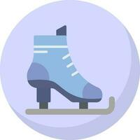 Ice skates Vector Icon Design