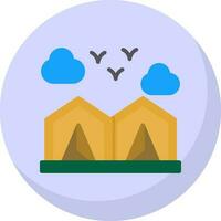 Camping Vector Icon Design