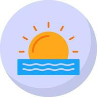 Sunrise Vector Icon Design