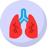 Lungs Vector Icon Design