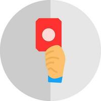 Red card Vector Icon Design