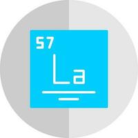 Lanthanum Vector Icon Design