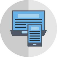 Responsive design Vector Icon Design