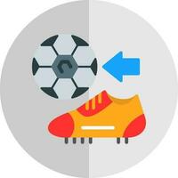 diseño de icono de vector de botas de fútbol