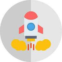 Rocket launch Vector Icon Design