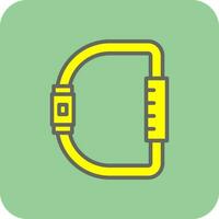 Carabiner Vector Icon Design