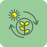 Photosynthesis Vector Icon Design