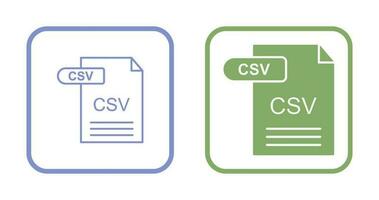 CSV Vector Icon
