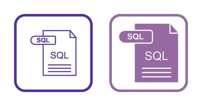 SQL Vector Icon