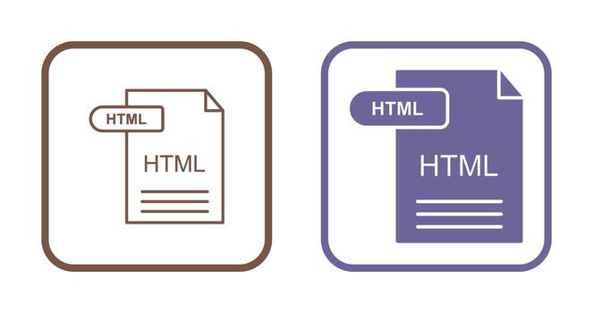 HTML Vector Icon