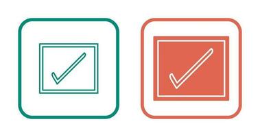 Checkbox Vector Icon