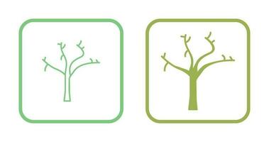 Tree with no Leaves Vector Icon