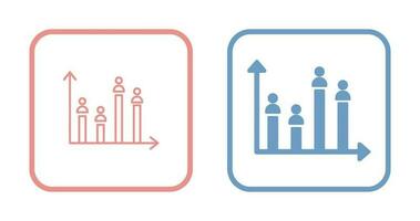 Candidate Graph Vector Icon