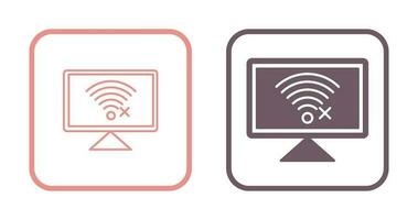 Disconnected Network Vector Icon