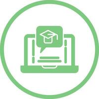 E Learning Vector Icon