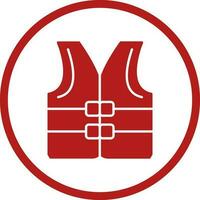 Life jacket Vector Icon