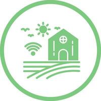 Smart Farm Vector Icon