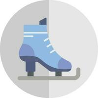 Ice skates Vector Icon Design