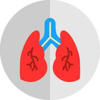 Lungs Vector Icon Design