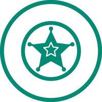 Sheriff Vector Icon