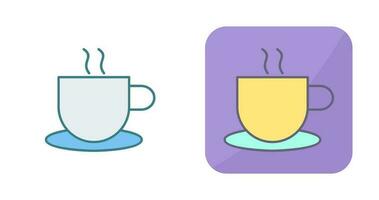 Unique Hot Coffee Vector Icon