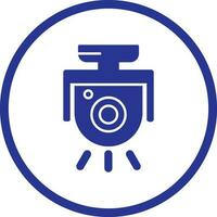 icono de vector de cámara de seguridad
