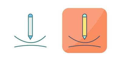 Draw Curve Vector Icon