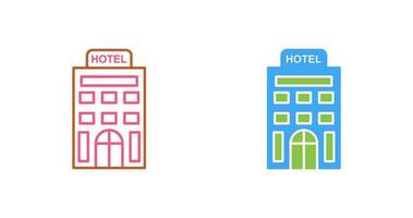 icono de vector de hotel