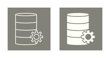 Unique Database Management Vector Icon