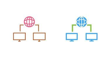 Unique Internet Connectivity Vector Icon