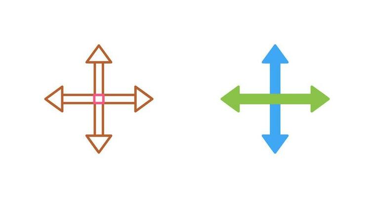 Unique Move Vector Icon