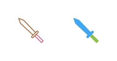 Unique Sword Vector Icon