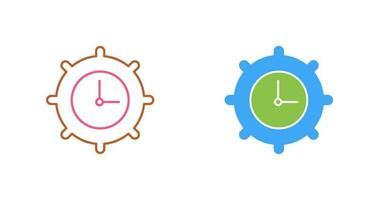 Time Settings Vector Icon