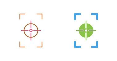 Unique Focus Vertical Vector Icon