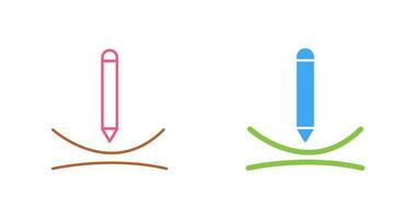 Draw Curve Vector Icon