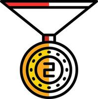 diseño de icono de vector de medalla