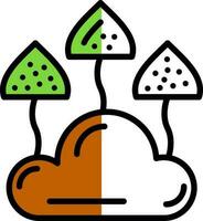 Fungus Vector Icon Design