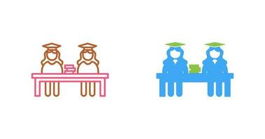 Unique Combined Study Vector Icon