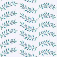 Blueberries seamless pattern. vector