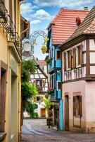 paisaje de Alsacia región en Francia foto