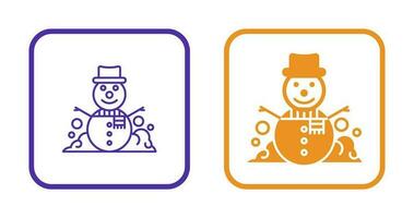 Snowman Vector Icon