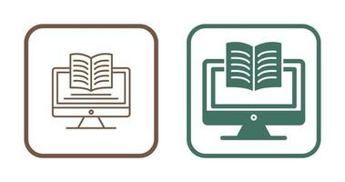 Digital Learning Vector Icon