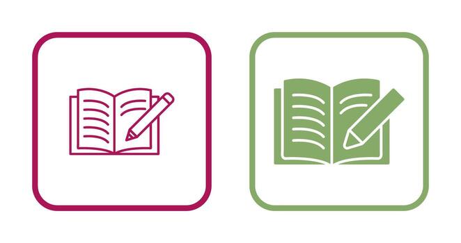 escribir icono vectorial vector