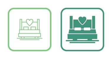 Double Bed Vector Icon