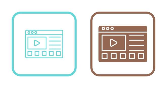 icono de vector de tutoriales en línea