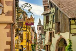 Scenery of Alsace region in France photo