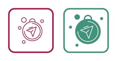 icono de vector de brújula